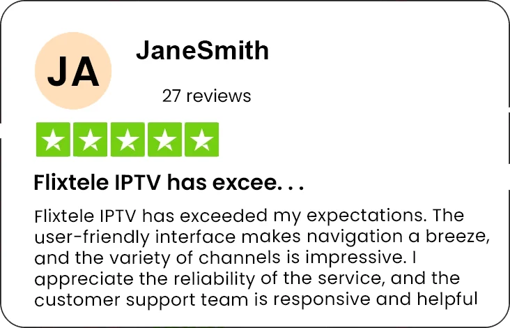 Review of FilxTele IPTV by Jane